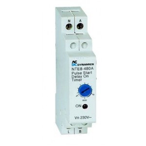 Delay On Timer 0.50-8M (480s) 230V DIN