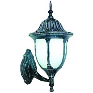Grey Die Cast Wall Mount Light 285x470mm E27 100W IP44