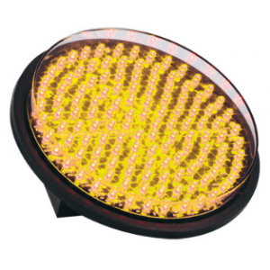 13W YELLOW LED TRAFFIC LIGHT TRNSP LENS 300mm 86-265VAC