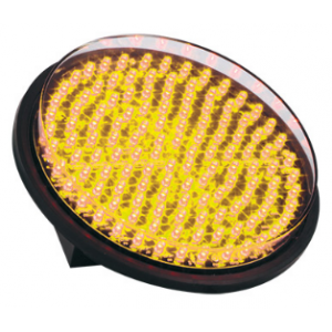300mm 13W Yellow LED Traffic Light with Transparent Lens