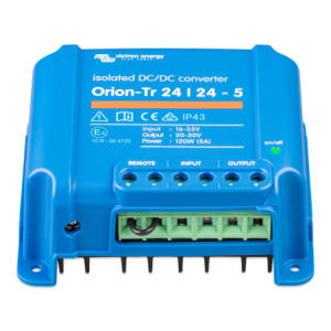 120W Orion Isolated DC/DC Converter 24/24VDC 5A