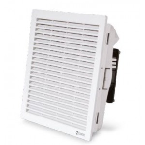 Exhaust Fan 230VAC 125m3/h with Grill and Filter 250x252