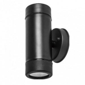 230VAC 3/6W GU10 Warm White LED Up/Down Light Plastic Black