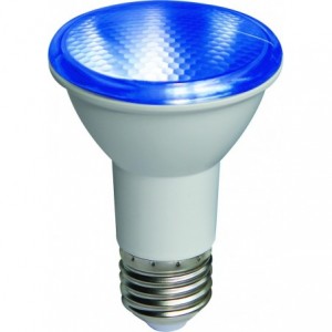 85-260VAC 6W Blue LED Spot Light E27 42DEG