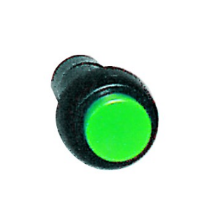 Green Micro Button 3A N/O Latching