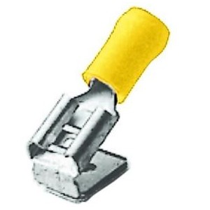 Yellow Piggy Back Lugs (100 Pack)