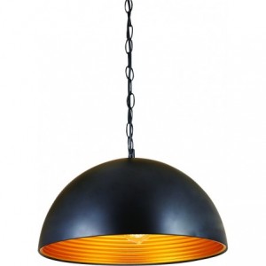 Black and Gold 400mm Diameter 1xE27 60W Pendant Light