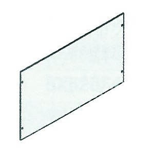 Aluminium 19-Inch Front Panel 2U (88mm Height)