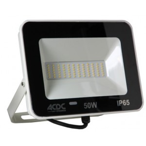 50W Warm White LED Aluminium Flood Light with PIR - IP65 230VAC