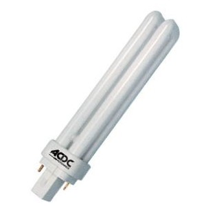 26W WARM WHITE G24d3 CF LAMP - 2 PIN OFF CENTRE