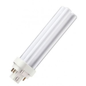 18W Cool White G24q-2 4-Pin Compact Fluorescent Lamp
