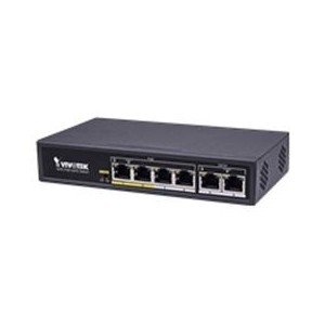 Vivotek 4 x 10/100 Ethernet PoE Ports + 2 x 10/100 Ethernet Ports