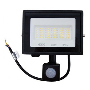 30W CCT Adjustable LED Aluminium Flood Light IP65 with PIR