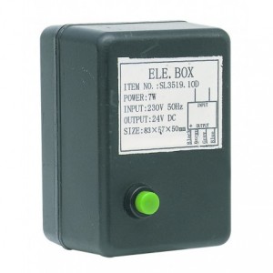 230V/24VDC 0.4A Power Supply with 4-Pin Controller