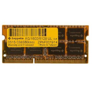 Zeppelin DDR3 8GB SO PC1600 1.35V Laptop Memory