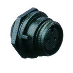 6-Pole 5A Chassis Mount Female Cable Connector (125V)