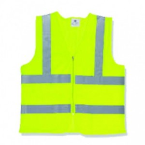 Yellow Reflective Safety Vest with 5cm Reflective Tape