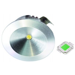 Green LED 1W Lamp - 41.5mm Diameter