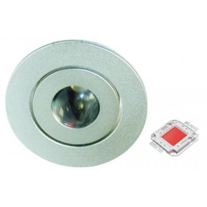 LED 1W Red Lamp 52mm Diameter