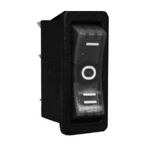 Black SPDT Rocker Switch
