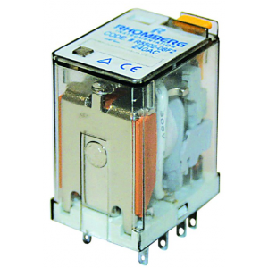 24VAC 10A 8 Pin Mini Relay 2C/O with Flag and LED