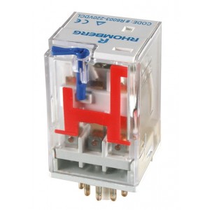 24VAC 10A 11 Pin Relay 3 C/O with Flag and LED