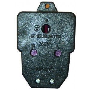 Janus Coupler Double Black Rubber 15A