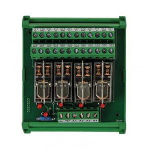 4-Way 2C/O 24VAC Relay Board C/W Housing