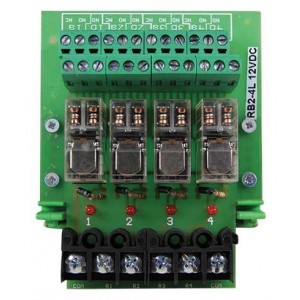 4-WAY 2C/O Relay Board 12VDC