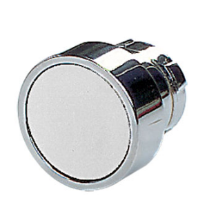 White Flush Pushbutton Head