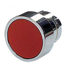 Red Flush Pushbutton Head