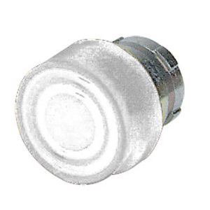 White Booted Pushbutton Head