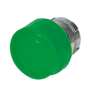 Green Booted Pushbutton Head