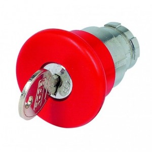 Red Emergency Key Release Switch Head 40mm