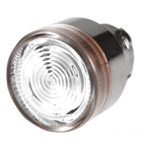 White Flush Illuminated Pushbutton Head