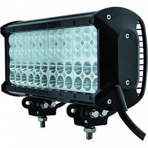 144W 48x3W LED Spot Light Bar 9-32VDC IP67 305x167x93mm