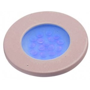 230VAC Blue LED Aluminium IP44 69x22.5mm