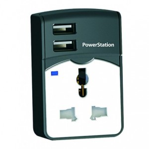 Universal USB Charger Kit 100-250VAC with 2x USB 5VDC 2.5A