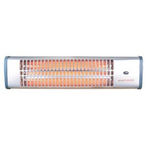 400/800/1200W Wall Mount Halogen Heater 3 Bar