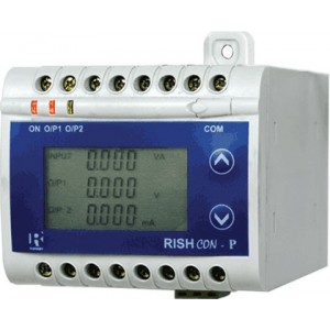 100-500VAC 1/5A 1PH/3PH Trms Power Transd. C/W RS485+LCD