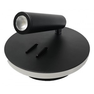 240VAC 3W LED Aluminium Wall Light Fitting - Black