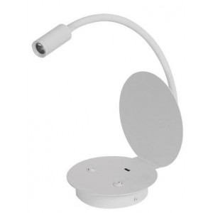 240VAC 3W LED Aluminium Wall Light Fitting Black with USB