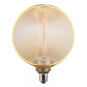 G188 Flat LED Ring Lamp 4W E27 230VAC - Amber Glass