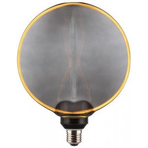 G188 4W E27 Flat LED Ring Lamp 230VAC - Smoked Glass