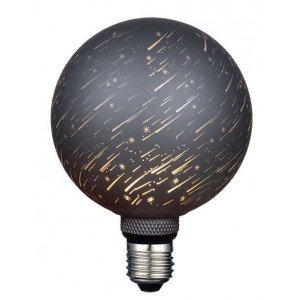 230VAC 3.5W G125 Graphic Meteor Lamp E27 1800K