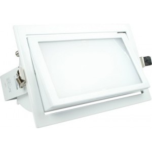 100-245VAC 20W Warm White LED Aluminium Down Light