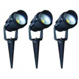 230VAC 3 x 6W Cool White IP65 In-Ground Light Fitting C/W