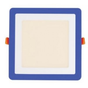 6+3W 145mm Square LED Down Light (4200K + Blue)