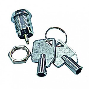 0.5A 250VAC Chrome Plated Key Switch