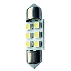 12VDC Festoon Bulb 31mm 0.65W 2-Pack